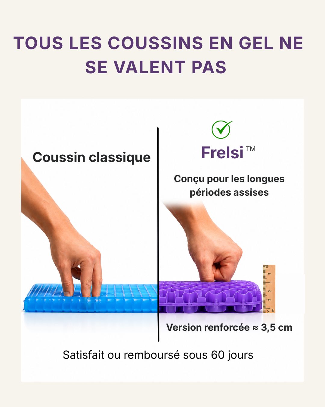 Coussin Gel Ergonomique Frelsi™